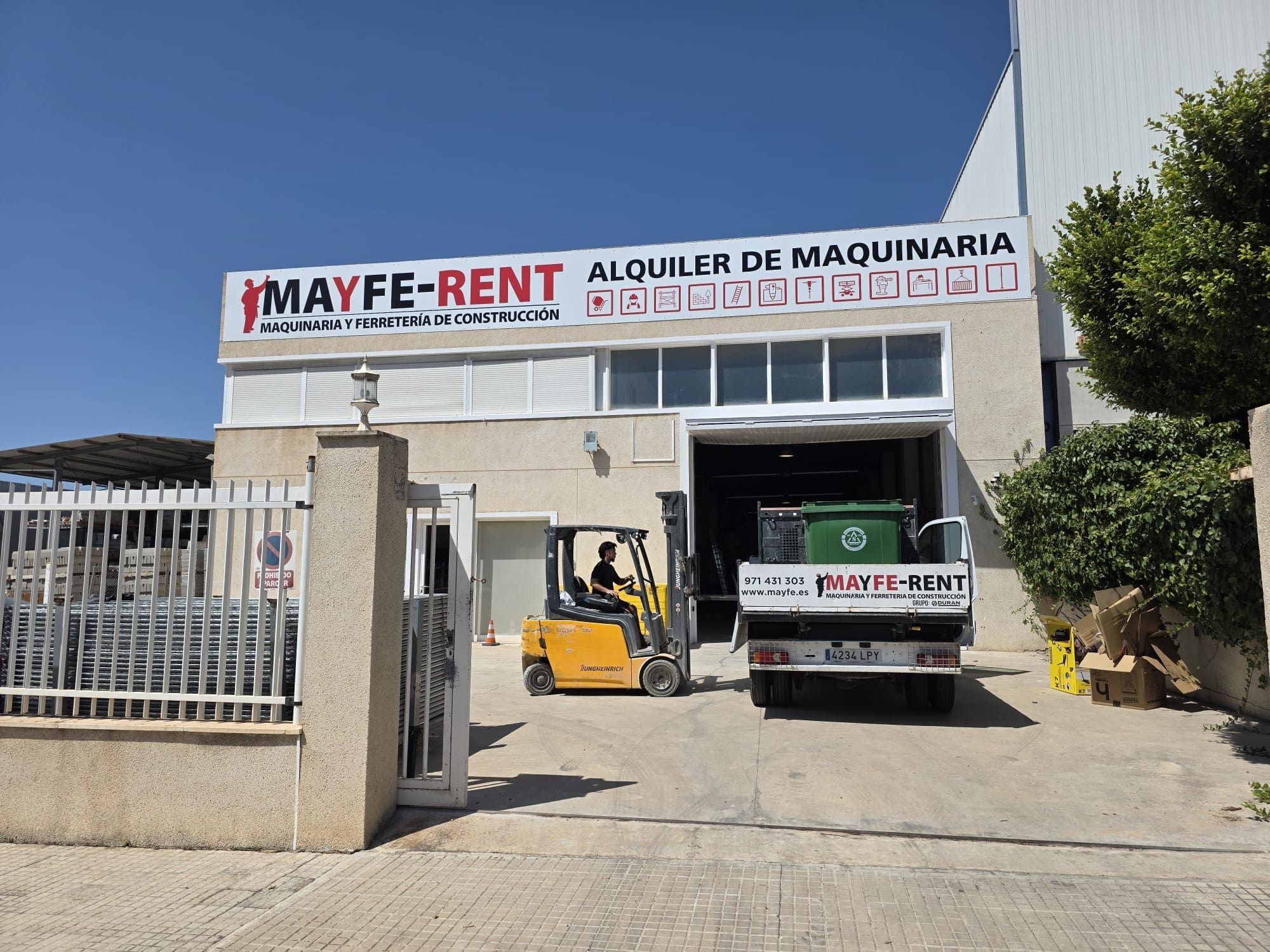 Nuevo centro Mayferent en Calvià | Alquiler de maquinaria