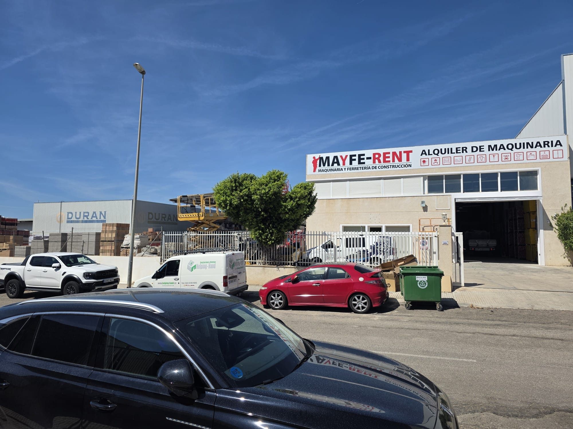 New Mayferent Machinery Rental Centre in Calvià, Mallorca